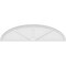 Ekena Millwork Elliptical 3 Spoke Architectural Grade PVC Pediment, 70"W x 18-1/2"H x 2"P PEDPS070X185ELL03 - alternate 3